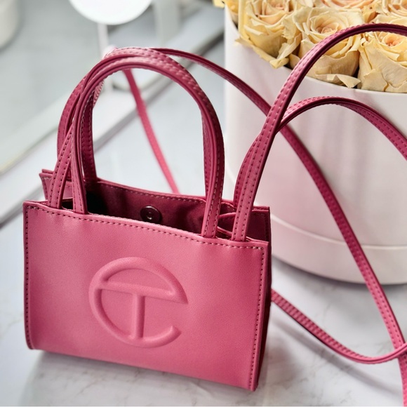 Telfar Small Shopping Bag in Corned Beef - Picture 5 of 5